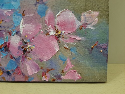 Picture famous Ukrainian artist painter Pavel Guzenko. Oil Canvas 35x24 cm. - Picture 9 of 12
