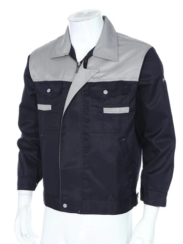 Women Men Long Sleeve Work Coat Pocket Shirts Workshop Mechanic Uniform Workwear - Bild 74 von 104
