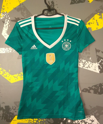Germany Away football shirt 2018 - 2019 Adidas BR3149 Woman Size XS ig93