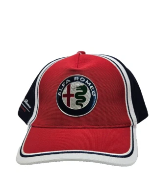 Alfa Romeo Racing Sauber F1 Cap Formel 1 Kappe Schwarz Rot Räikkönen Bottas
