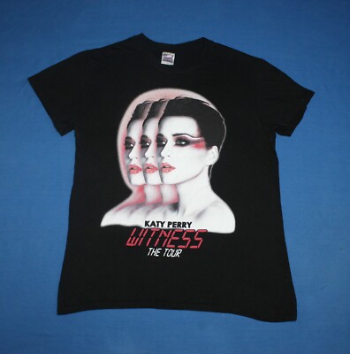 Katy Perry 半袖Tシャツ　witness tour Katy Perry Shirt Witness The Tour Shirt Disco Men's Tee
