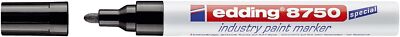 Edding 4-8750001 8750 Lackmarker industry paint marker, 2-4 mm, schwarz