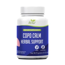 COPD Calm Herbal Support – Natural Respiratory Health Supplement for Breathing