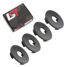 4X Copertura Coprimozzo Copertura Coprimozzo Nera Ø 55Mm Per VW LUPO PASSAT