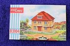 MODELLISMO COSTRUIRE EDILMEC B 3104 VINTAGE FERROVIA  DIORAMA H0  SCATOLA HOTEL