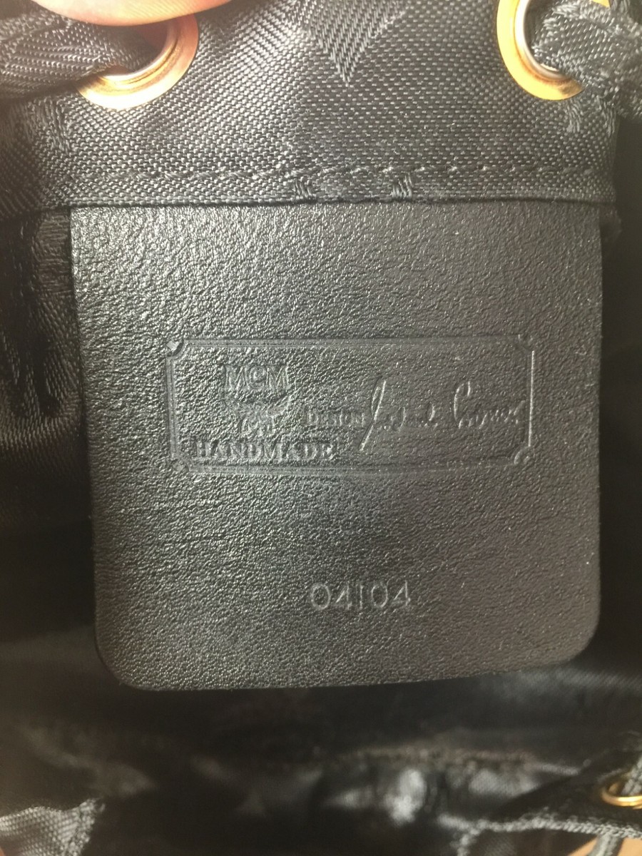 MOVING SALE* EUC Vintage MCM Black Silky Monogram Visetos  display picture 3