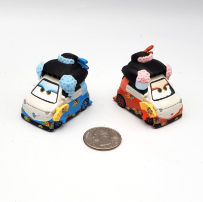 Disney - kei② Disney Pixar Cars Toon Shigeko Okuni Geisha Tokyo Lot x2