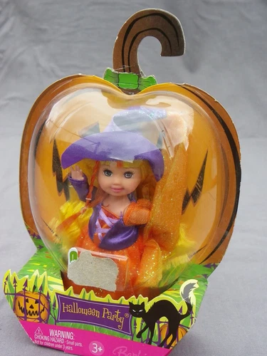 Barbie KELLY sorcière HALLOWEEN PARTY 2006 Mattel J0644 poupée NRFB