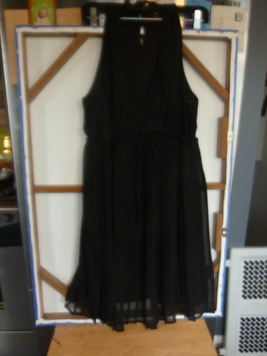 H&m black cheap sleeveless dress