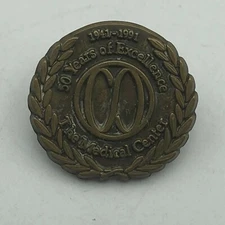1941-1991 The Medical Center 50 Years Of Excellence Lapel Pin   M8