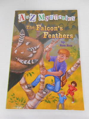 A TO Z MYSTERIES: THE FALCON'S FEATHERS BK F  RON ROY SCHOLASTIC, INC. PB NEW D1