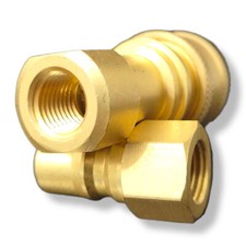 2Pcs NEW Carpet Cleaning 1/4" Brass Quick Disconnect Coupler for Wands Hose USA