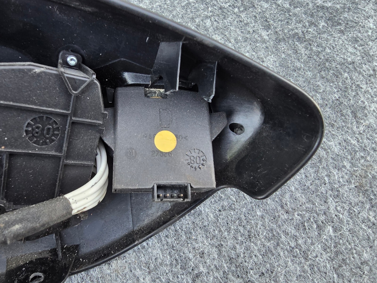 RIGHT SEAT CONTROL SWITCH ASSEMBLY 58k 08-19 MASERATI GRANTURISMO 4.2L M145