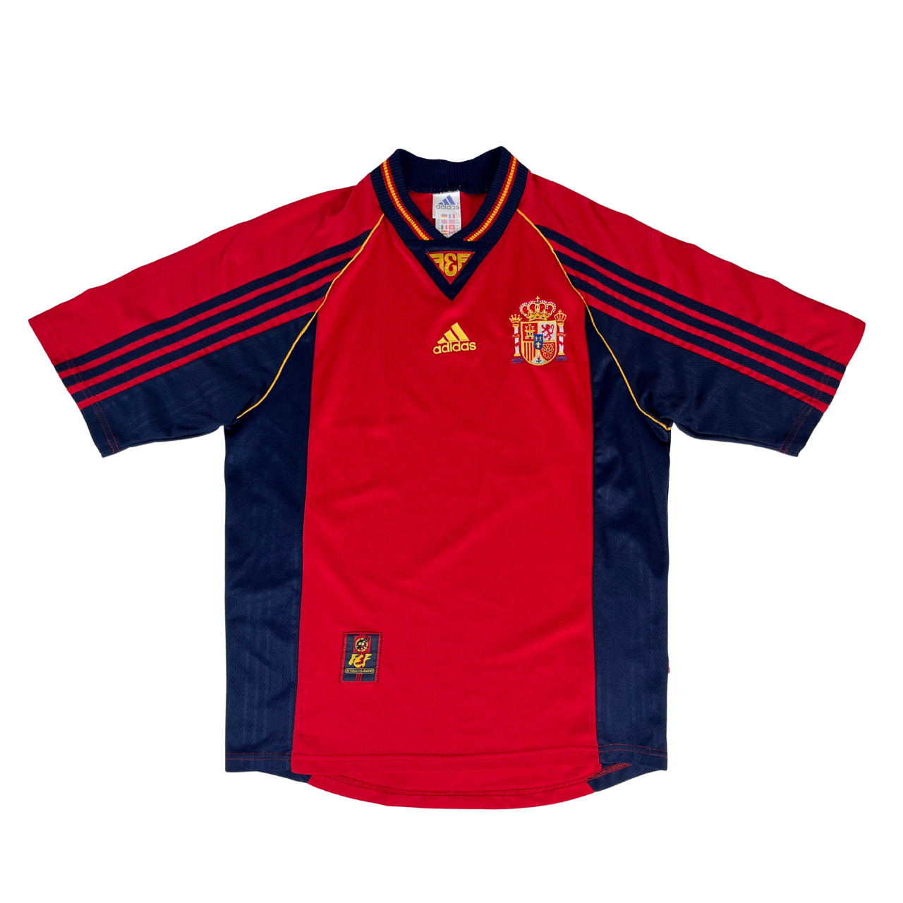 Spain 1998/00 ADIDAS Home Football Shirt S Mens Vintage Soccer Jersey