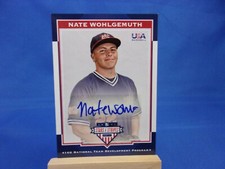 USA Baseball 2017 14U Signatures Autograph AUTO Nate Wohlgemuth 46 316/399