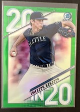 2020 Bowman Draft  Chrome Emerson Hancock 20IN20 Green Refractor 91/99