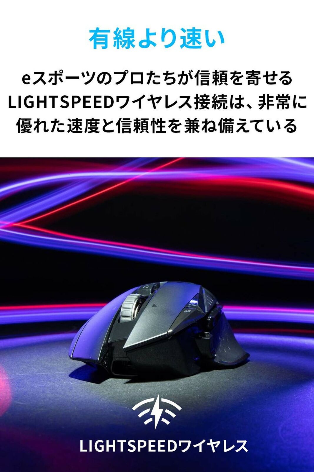 Logicool G502 WIRELESS GAMING MOUSE G502WL Japan Domestic Version New
