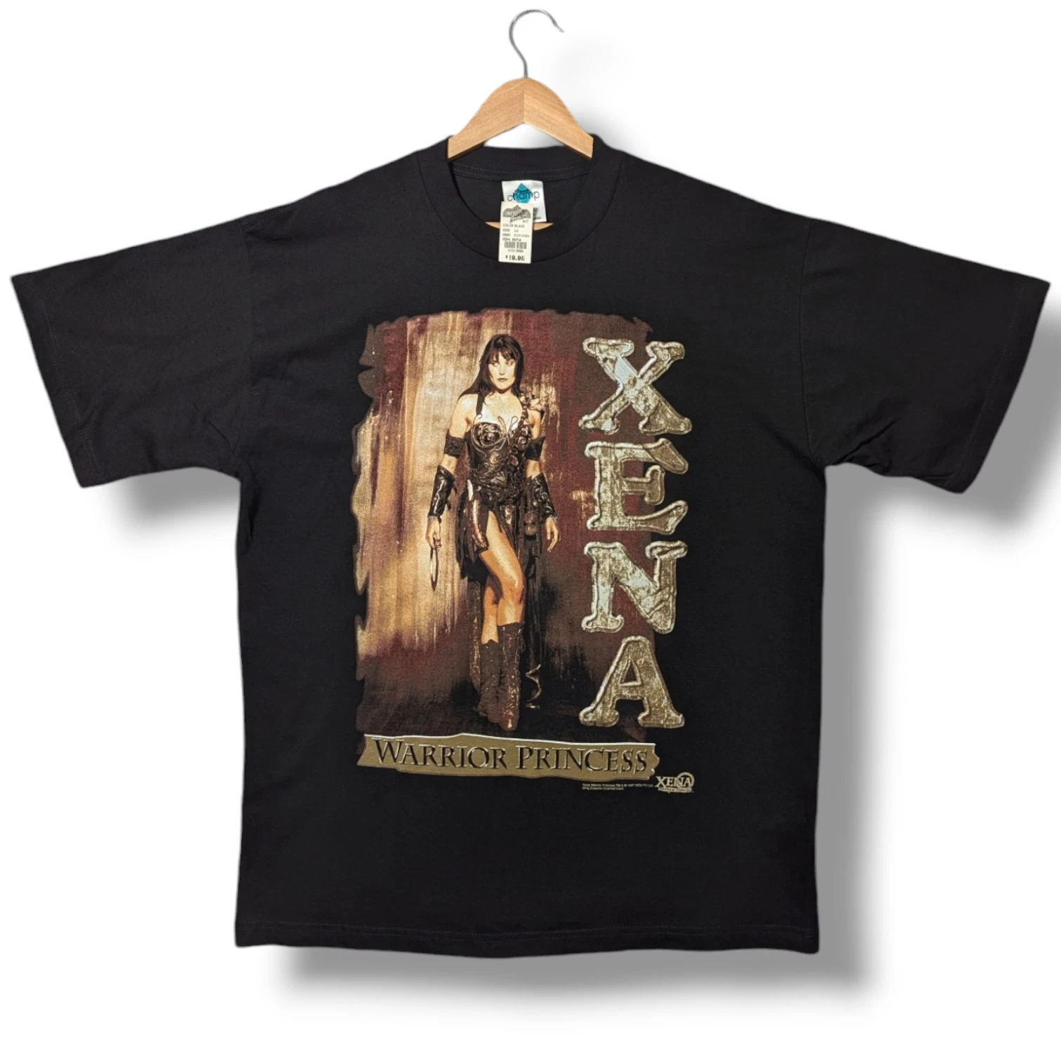 Vintage Xena Warrior Princess T-Shirt Mens Large 1997 Deadstock New Universal