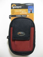 LOWEPRO Z10 Camera Pouch Carrying Case BLACK/RED BRAND NEW