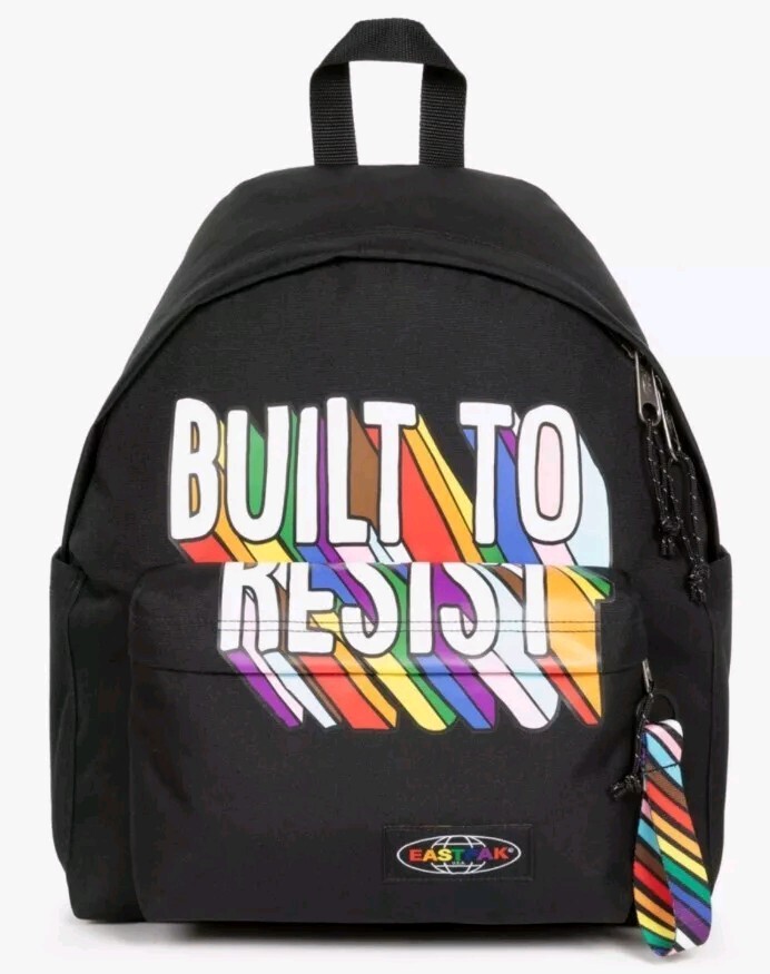 Eastpak x Ilga World Day PaK'R Built To Resist Backpack Black New