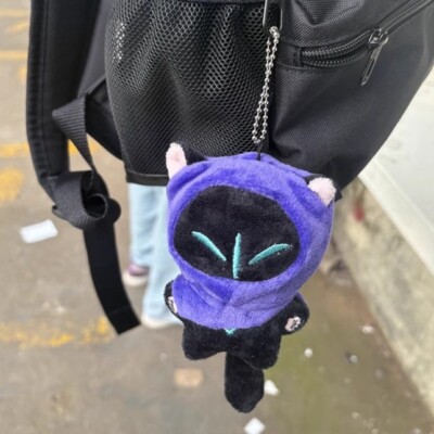 16cm VALORANT Omen Cat Plush Doll Plushies Keychain Pendant Hanging Toys