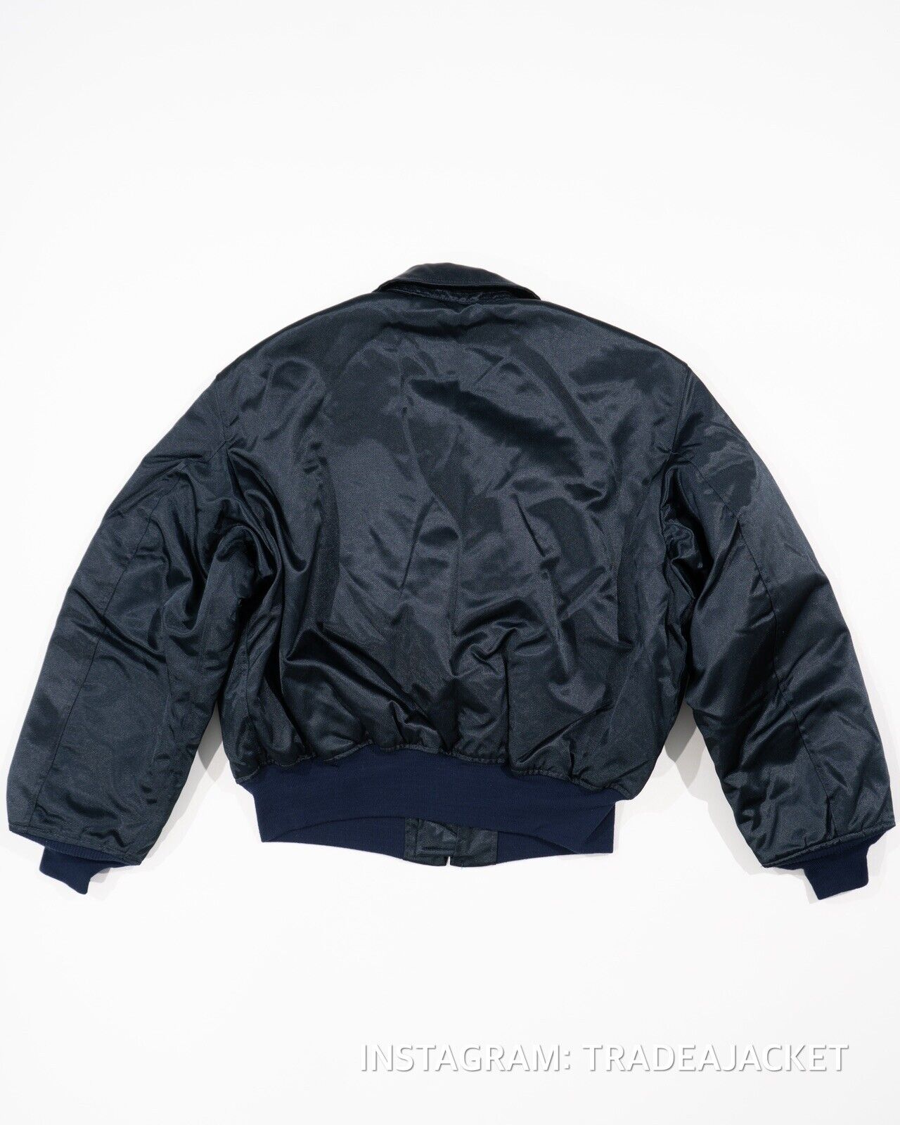 NEW OLD STOCK 90'S ALPHA INDUSTRIES CWU-45/P FLYERS JACKET XX-LARGE (NAVY  BLUE)