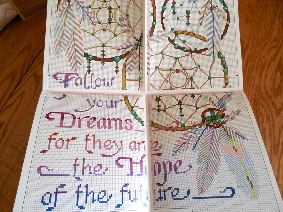 NEW!  Leisure Arts  "Dreamcatchers" Cross Stitch Leaflet #2871 - Image 2 of 3