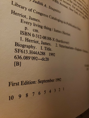 James Herriot EVERY LIVING THING 1st Edition 1st Printing - Imagen 2 de 4