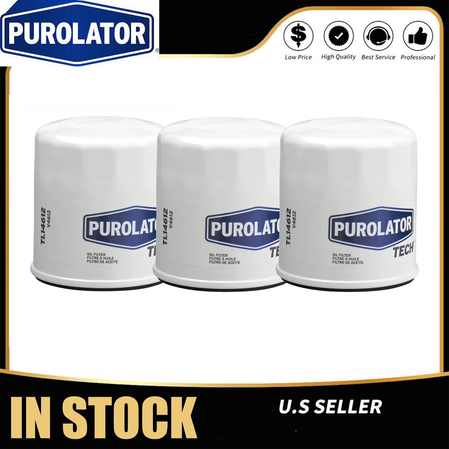 Filters Pack Of 1; Ade In USA Purolator Classic L15436 Oil Filter Astutedynaic.co - Foto 6