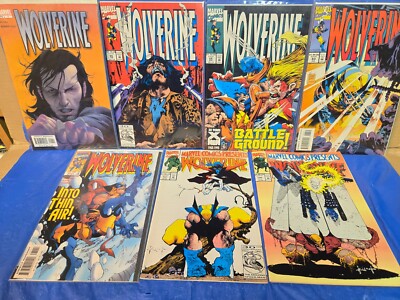 6 MARVEL WOLVERINE COMICS; #'s 66 68 83 100 101 131; GHOST RIDER ...