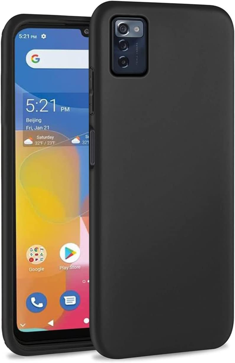 For Consumer Cellular Zmax 5G Case Slim Full-Body Silicone Bumpers Anti-Scratch
