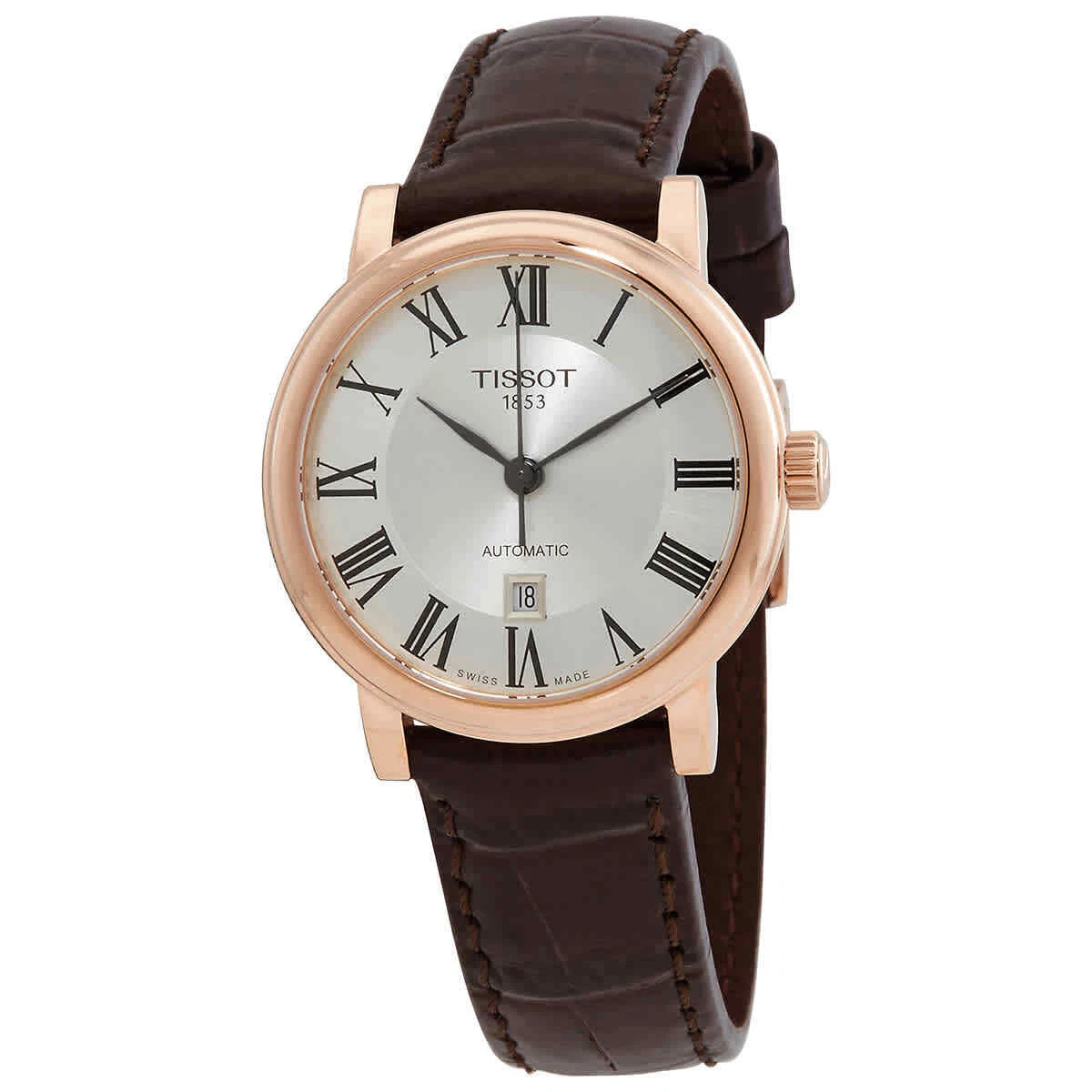Tissot Carson Automatic Silver Dial Ladies Watch T122.207.36