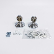 Signature Hardware 021129-BN Grab Bar Bracket Set of 2 Brushed Nickel