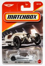 2026 Matchbox #2 2021 Morgan 3 Wheeler SILVER METALLIC | FSC