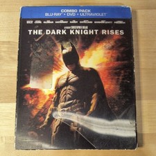 The Dark Knight Rises (Blu-ray, DVD , 2012) With Hologram Slipcase 