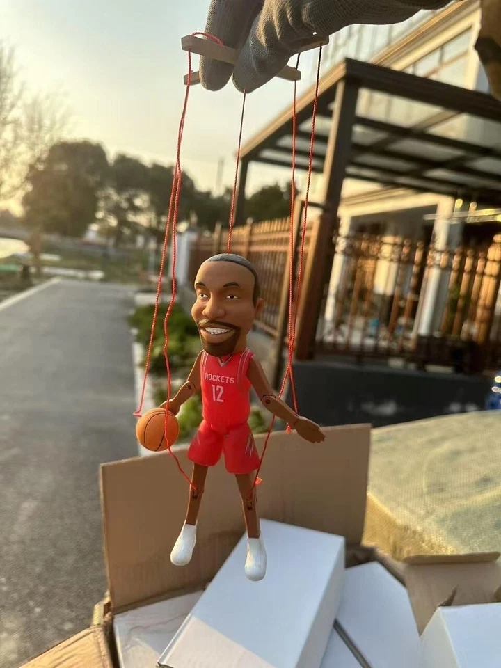 Houston Rockets Dwight Howard #12 cuerda marioneta 8 pulgadas estatua Foto 2 de 4