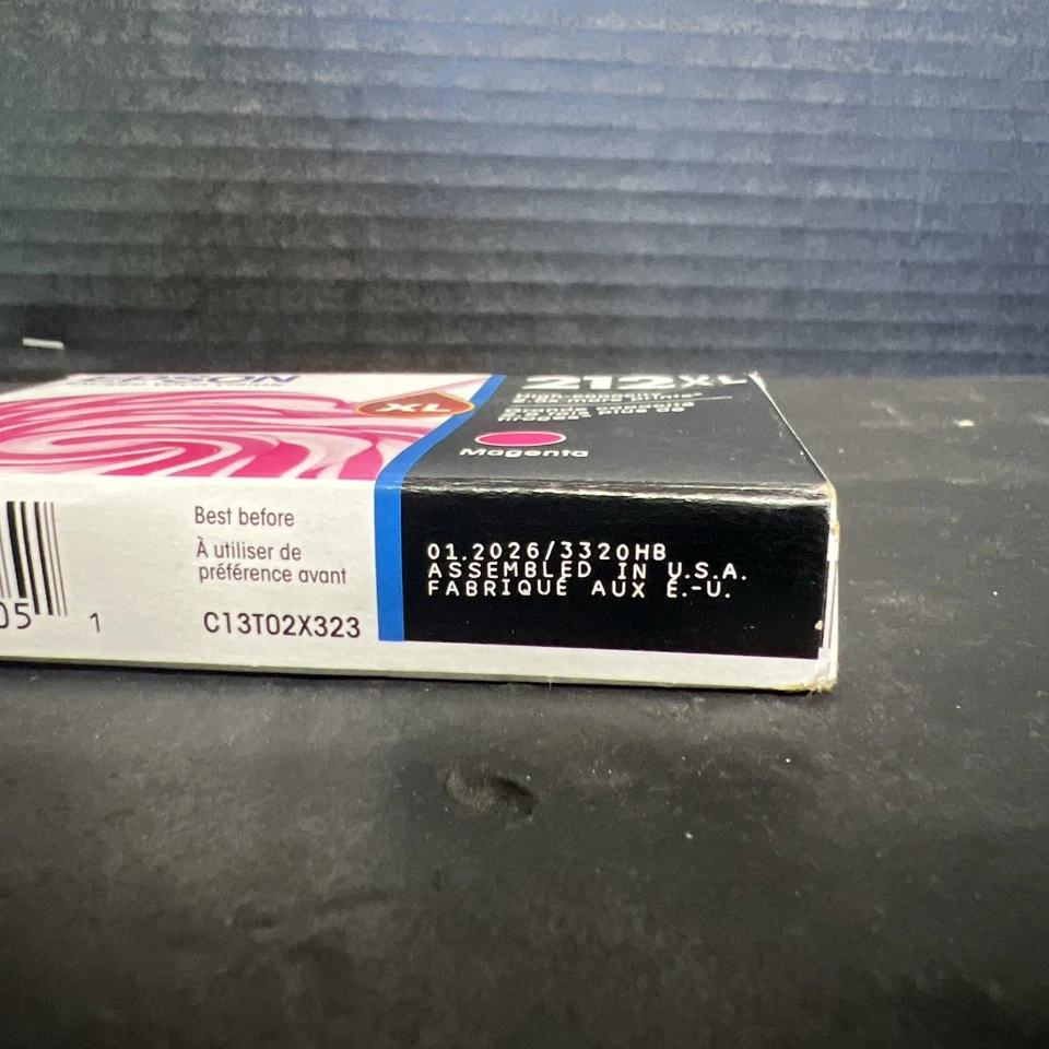 Epson T212XL320-S T212XL320-CP Magenta Ink Cartridge Genuine # 212 212XL 03/2026 - Image 3 of 3