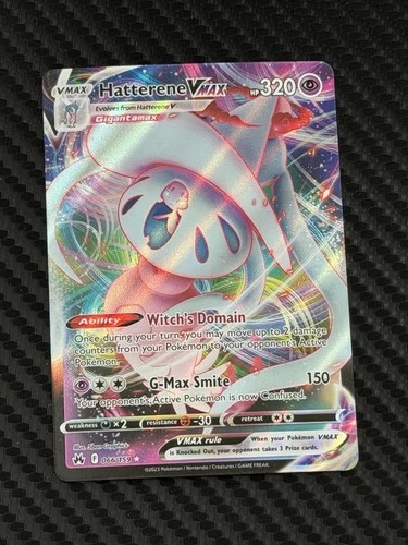 Pokemon TCG Crown Zenith 066/159 - Hatterene VMAX - Ultra Rare - NM