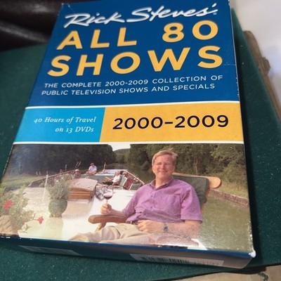Rick Steves Europe Boxed Set 2000-2009 (DVD, 2009) Excellent