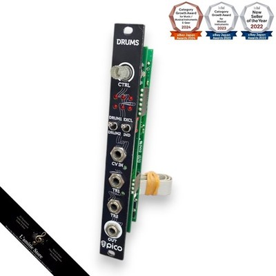 Erica Synths Pico Drums 2Voice SampleBased Drum Module 12bit 44kHz Synth