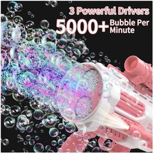 Automatic Bubble Gun Blower Machine for Summer Fun