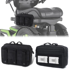 Wheel Chair Side Bag for Permobil Power, Removable Storage Bag for Permobil Whee