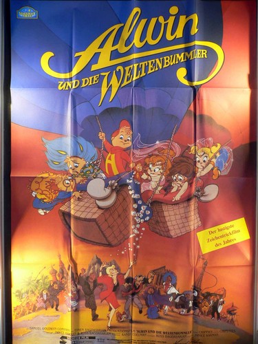 Alwin und die Weltenbummler - Videoposter 120x80cm gefaltet (g)