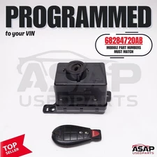 ⚡ VIN PROGRAMMED WIRELESS IGNITION NODE RECEIVER & KEY CHRYSLER DODGE 68284720AB