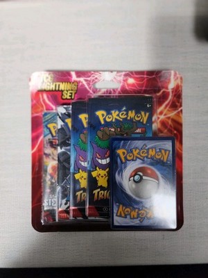 ebay pokemon card set Pokemon TCG Lightning Set 4 Packs Extra + 1 Bonus Card!