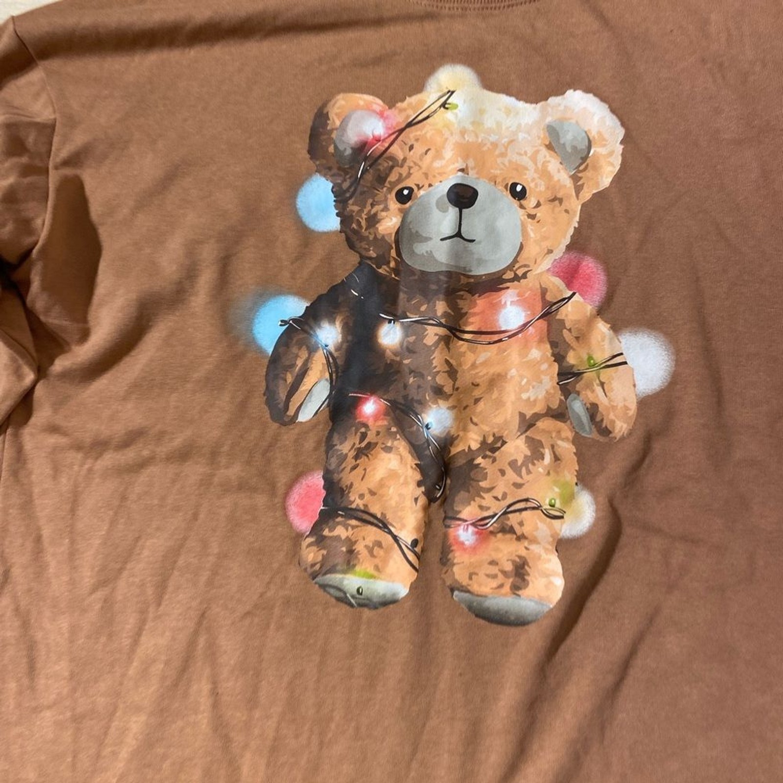 Grayson Threads Brown Teddy Bear Long Sleeve Tee … - image 7