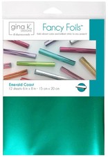 Gina K Designs Fancy Foil 6"X8" 12/Pkg-Emerald Coast - 5A002W96-1GX1M