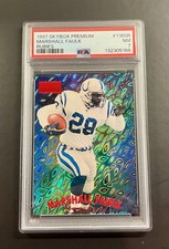 1997 SkyBox Premium Star Rubies #116 Marshall Faulk 41/50 Colts PSA 7 NM POP 2