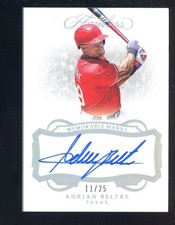 2019 Flawless Memorable Marks Holo Silver Adrian Beltre HOF AUTO 11/25