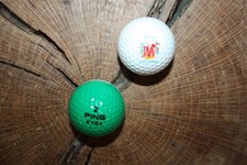 VINTAGE XMAS PING GOLF BALLS